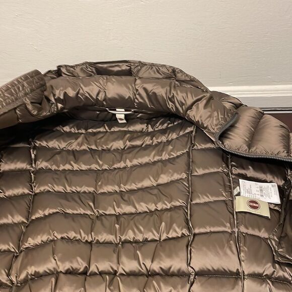 Colmar iridescent down warm jacket with fixed hood natural 🪶 feather pudding 42 - Picture 12 of 16